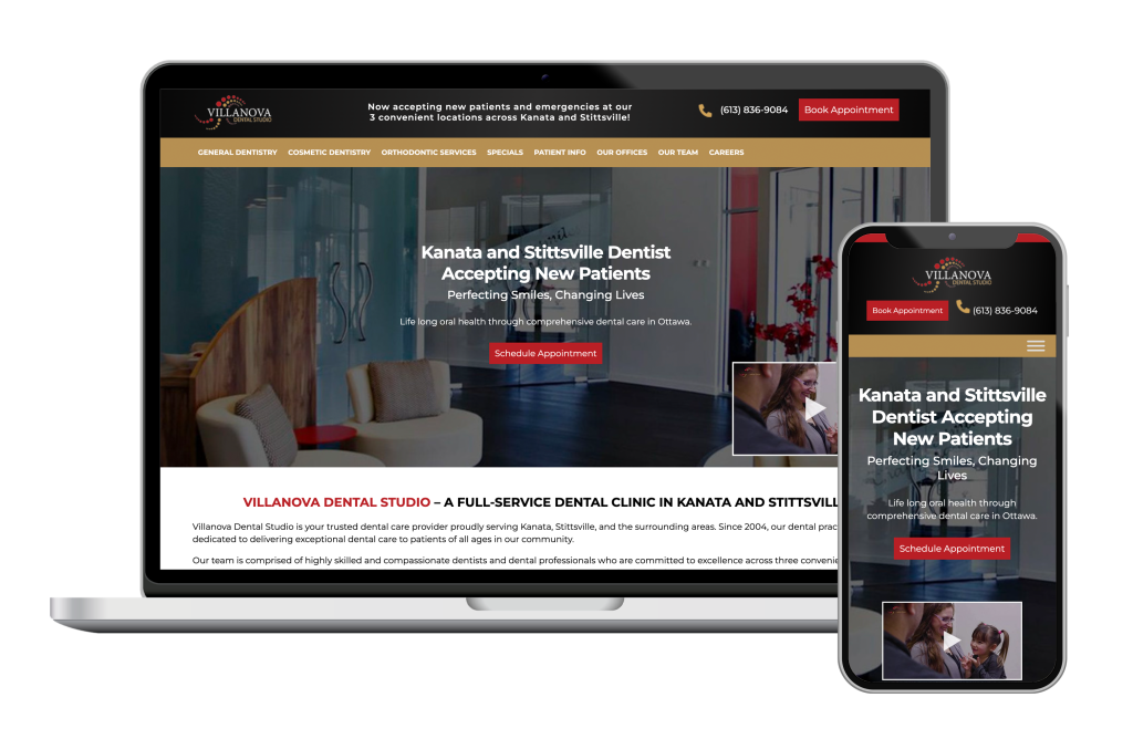 Kanata Dental - Ottawa Web Design Webshark